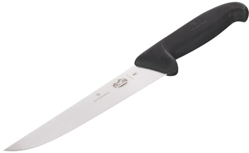 Victorinox Fibrox Küchenmesser Schlachtmesser, Extra Scharfe Klinge, Rostfreier Stahl, Spülmaschinengeeignet, Swissmade