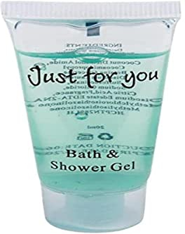 Reise-Toilettenartikel - Just for You Bade- und Duschgel 20ml (Packung mit 100 Stück), REACH-konforme Hotel-Duschgels, angenehmer Duft, Verwendung im Hotel oder zu Hause, GF949