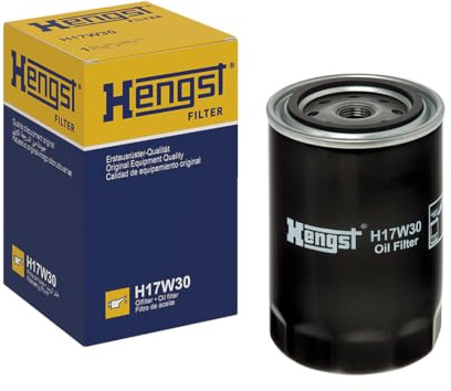 HENGST - Ölfilter H17W30 - Öl-Anschraubfilter für KFZ | Hochwertiger Motorölfilter für KFZ mit Otto- oder Dieselmotor - Robuster Ölfilter mit hoher Schmutzaufnahmefähigkeit