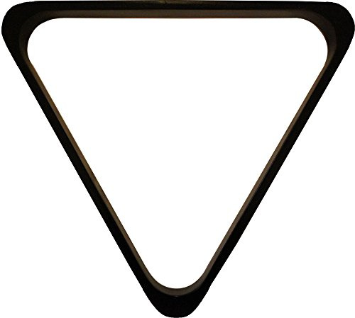 Billard Triangel, 52,5 mm, für 15 Kugeln, Kunststoff, Schwarz