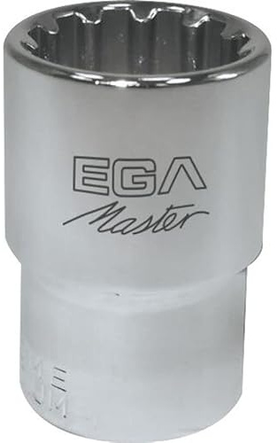 Ega Master 55805 Douille cannelée 1/2 M25-20 mm