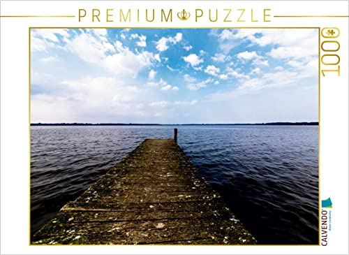 CALVENDO Puzzle Holzsteg ins Zwischenahner Meer | 1000 Teile Lege-Größe 64 x 48 cm Foto-Puzzle für glückliche Stunden