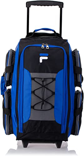 Fila Leichte Reisetasche mit Rollen, 56 cm, blau, Einheitsgröße, 55,9 cm leichte Reisetasche mit Rollen