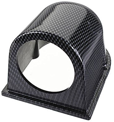Mintice™ 2 52mm Carbon Fiber Universal One Single Dash Dashboard Gauge Pod Mount Holder Meter