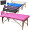 Beltom® Mobile Massagetisch Massageliege Massagebank 2 zonen klappbar THERAPIELIEGE +TA. - Pink