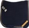 ESKADRON Cotton Schabracke navy , einer Kordel in light orange, Form:Springen