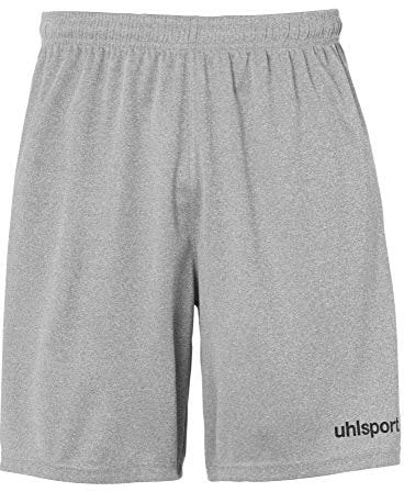 uhlsport Herren Center Basic Shorts, Dark grau Melange/Schwarz, XL