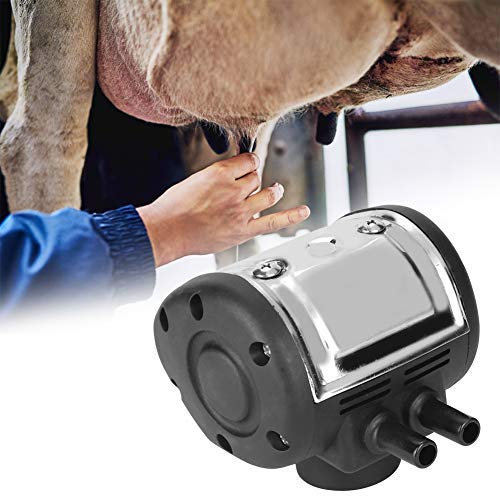 Sheens Pulsador neumático de Acero Inoxidable Pieza Ajustable para ordeñar Vacas y Cabras con Dos Salidas para ordeñadoras para Vacas y ovejas