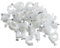 Serre-câbles Serre-clous Serre-câbles avec clou 6mm Quantité sélectionnable 500 pièces