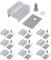 WayinTop 10Set Aluminium TO-220 Kühlkörper Montagesets Kits, Kühlkörper + Schraube + Unterlegscheibe + Isolierer gummiertes Silikon für TO-220 MOSFET-Transistor/LM78XX Spannungsregler(20mmx15mmx10mm)