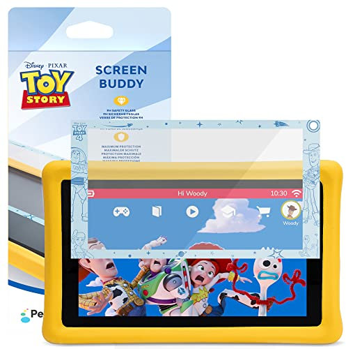 Pebble Gear Toy Story 4 Screen Buddy - Pellicola salvaschermo in vetro temperato antigraffio Con Tablet Toy Story 4 Design 7'per Bambini
