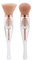 【𝐏𝐫𝐨𝐦𝐨𝐭𝐢𝐨𝐧 𝐝𝐞 𝐏â𝐪𝐮𝐞𝐬】Pinceaux de Maquillage, 3 en 1 Multifonctionnel Fard à paupières Pinceau Fard à Joues Poudre correcteur cosmétique Pinceau Outil de Maquillage(22.00 * 7.00 * 4.00-