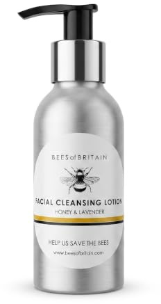 BEES of BRITAIN Reinigungsmilch 150ml - Honig & Lavendel | Seifenfreie Reinigungsmilch mit Bio-Aloe-Vera, Honig, Sheabutter & Lavendel. Pflanzliche Gesichtsreinigung mit pH 5,5.