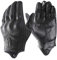 Harssidanzar Herren Vollfinger Ziegenleder Leder Touchscreen Motorradhandschuhe GM028E, Schwarz(aktualisierung),Größe XS