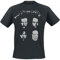 Metallica 4 Faces Männer T-Shirt schwarz XXL 100% Baumwolle Band-Merch, Bands