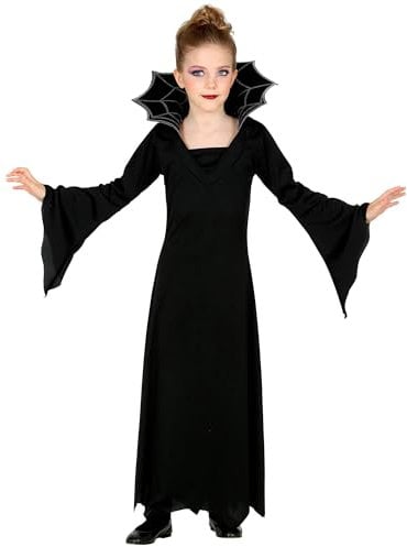 W WIDMANN MILANO Party Fashion - Kinderkostüm Vampir, Kleid, Gothic, Blutsauger, Halloween Verkleidung