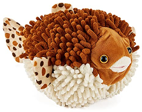 Zappi Co Plüsch Kinder Kuscheltier Weiches Kuschel Plüschtier - Teil der Safari-Tiere-Kollektion, Perfekt für Kinder(20cm)(Kugelfisch)
