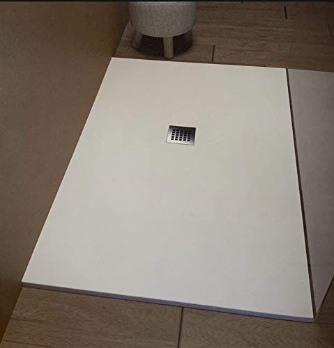 Piatto Doccia Mineral Marmo Flat 70x70 Bianco Slim H2,5/3cm CERAMICHEMIRANDA
