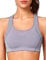 Yvette Damen Sport BH Starker Halt Große Brüste Bra Ringerrücken Bügellos Gepolstert Bustier für Fitness Joggen Yoga Lila M