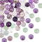 OLYCRAFT 126 Stück Natürliche Lila Fluorit Perlen 6~6.4mm Ungefärbte Energieperlen Runde Lose Edelsteinperlen Für Die Herstellung von Armbändern Halsketten Und Schmuck
