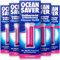 OceanSaver Antibacterial & Disinfectant Surface Cleaning Spray - 6x 9ml Refills | Powerful Just Add Water Multi-Surface Cleaner | Plastic-Free, Plant Based & Cruelty-Free | Pink Grapefruit Scent