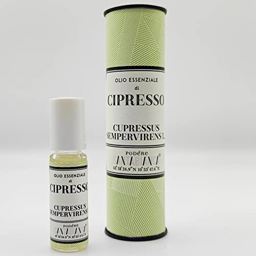 Podere Santa Bianca - Ätherisches Zypressenöl - Warm, Balsamisch, Aromatisch, Holzige Note - 4 ml - Öl - Aromatherapie