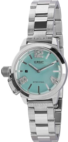 U-Boat Copy of Classico Lady Damen Uhr analog Quarzwerk mit Edelstahl Armband 8900