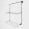 Foxydry Wall Plus Wäscheständer, Wäscheständer, vertikal, versenkbar, für den Innen- und Außenbereich 152x52x137 cm