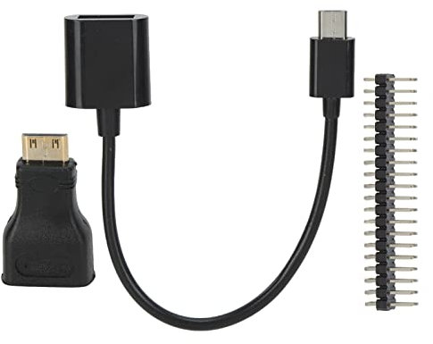 Adaptateur Mini HD Vers HD, Cordon D'alimentation Micro USB Vers USB Femelle Adaptateur De Connecteur HDMI 40P Pour Accrocher le Téléphone Au Téléviseur Téléphone Au Téléviseur Câble HDMI Pour Kit Zer