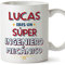 MUGFFINS Tazas Personalizadas para INGENIERO MECÁNICO hombre - En Español - Eres Súper - 11 oz / 330 ml - Regalo Personalizable original y divertido