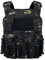 ULIONTAC Taktischer Plattenträger Taktische Weste 1000D Nylon mit 556 Magazintasche Leichte Schutzweste Schnellverschlusssystem MOLLE Kompatibler Plate Carrier für Paintball(Multicam Schwarz)