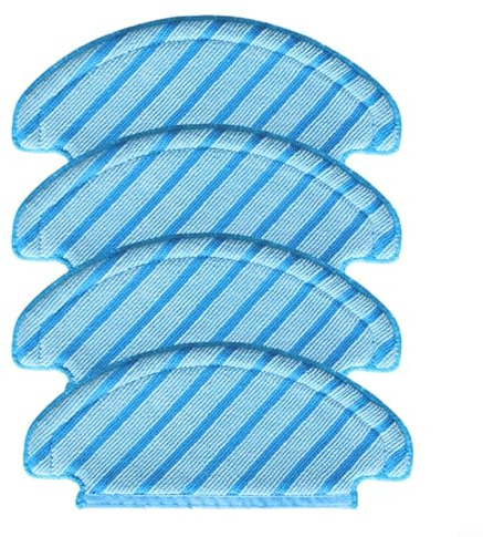 URPIZY Washable Reusable Mopping Pad Replacement Accessories fit for Ecovacs fit for Deebot N10 N10 Plus Robot Vacuum Cleaner(4PACK)