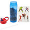 Marvel Avengers Personalised Sticker Water Bottle with Straw 500ml – Official Merchandise by Polar Gear, Kids Reusable Non Spill BPA Free Tritan – Ideal For School Nursery Sports Picnic