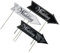 SUPVOX Kit De Panneaux Décoratifs De Mariage Panneaux Fléchés Directionnels En Plastique Pour Usage Extérieur 3 Ensembles De Motifs Aléatoires De Bâtons De Fer