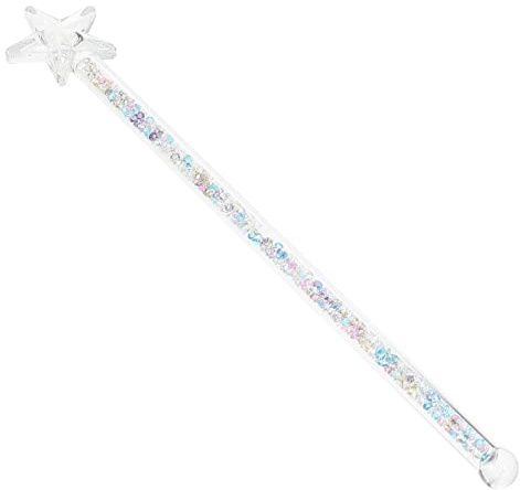 Milisten Star Pattern Glass Rod Stir Wine Juice Beverages Stirrer Smooth Surface