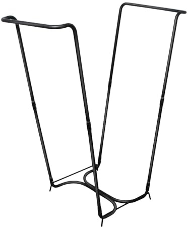 Müllsackständer – Rahmen für Müllsack schwarz | Gestell für Müllsack | Halterung aus Metall mit Rahmen für Müllsack | Halterung für Sack S