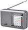 Mixnexorad Radio portátil de Banda Completa, pequeña Radio de Onda Corta, Radio de Onda Corta Recargable Radio meteorológica Am FM, Radio del Transistor del Conector del Auricular del Equipo de Audio