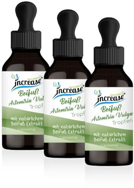 Nimm 3, zahl 2 Aktion Liposomale Beifuß Artemisia Vulgaris Tropfen hochdosiert - (90.000mg Beifuß in 3 Flaschen) 1000mg Beifuß Artemisia Vulgaris pro Tagesdosis -MCT Öl -Hohe Bioverfügbarkeit