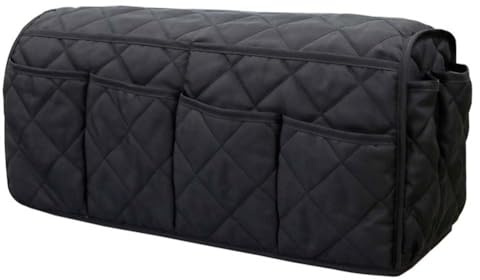 NiuLumea Sessel-Caddy für Sofa-Armlehne mit 14 Taschen, wasserdichter und rutschfester Liege-Organizer, faltbare Aufbewahrungstasche für TV-Fernbedienung, Telefon, Zeitschriften, für die meisten