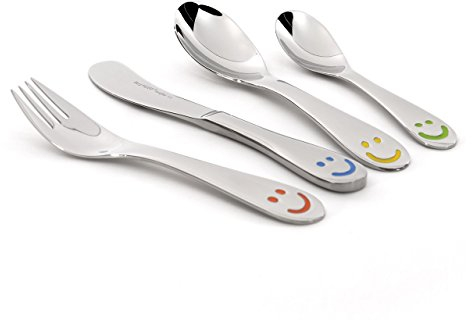 BergHOFF Sherrif Duck 4-Piece Flatware Set, stainless_steel