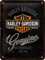 Nostalgic-Art 26133 Harley-Davidson - Genuine Logo, Blechschild 15x20 cm