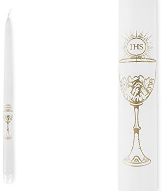 Mesa velas Comunión 4 St. Color Blanco primera Comunión Confirmación velas mesa decoración