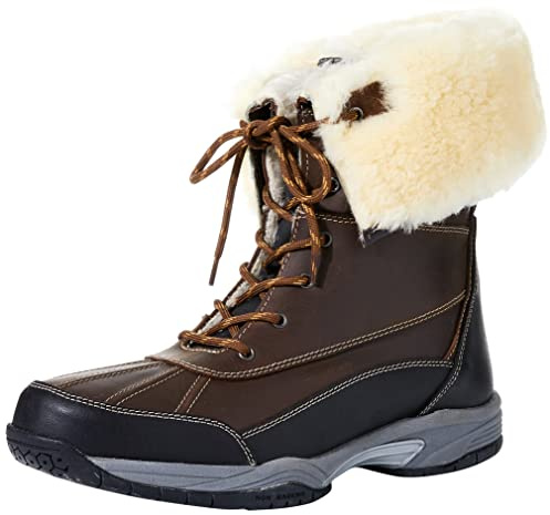Rhinegold Arctic en peau de mouton doublé Cuir Winter stable Marche équitation Bottes