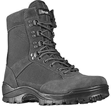 Tactical Bottines à fermeture Éclair YKK Kaki, Urban Gris, 39 EU