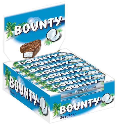 Bounty Barres de Chocolat au Lait/Noix de Coco