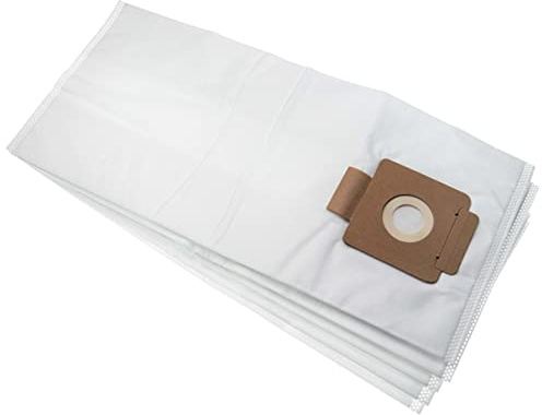vhbw 5x Staubsaugerbeutel kompatibel mit Kärcher T 15/1, T 15/1 + ESB 28, T 15/1 + ESB 34 Professional Staubsauger - Mikrovlies, 49,8cm x 22,1cm, Weiß