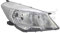 Scheinwerfer Hauptscheinwerfer Frontscheinwerfer rechts Chrom H4 für Modell Yaris (P13) Baujahr: 12/2010-06/2014