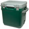 Stanley Adventure Outdoor Cooler 28,3 Liter - Camping Kühlbox - Passend für 2-Liter Flaschen - BPA-Frei - Deckel fungiert auch als Sitz - Robuste Isolierbox ohne Strom - Auslaufsicher - Grün