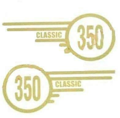 AEspares Passend für Royal Enfield Classic 350 Werkzeugkasten-Aufkleber, Paar, links und rechts