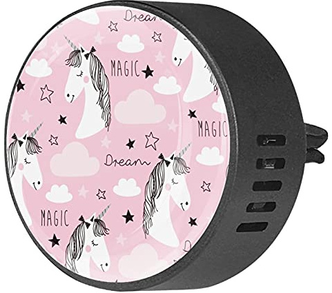 BestIdeas Auto-Lufterfrischer mit Einhorn-Rosa, 2 Stück